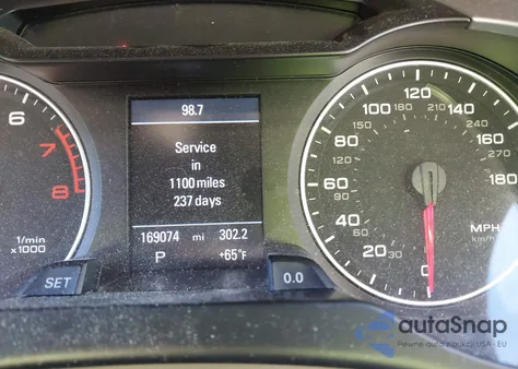 2012 Audi A4 2.0T Premium from USA, damaged, VIN WAUFFAFL9CA082189